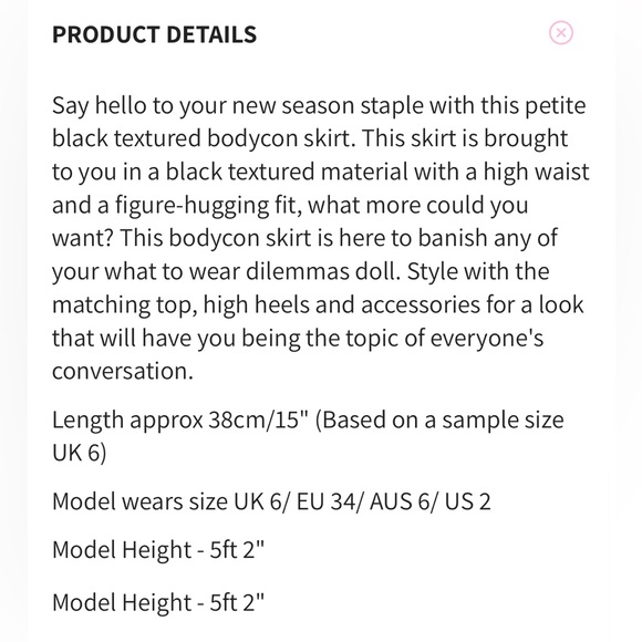 SET | Textured - Sleeveless Crop Top + Bodycon Skirt - Picture 7 of 7